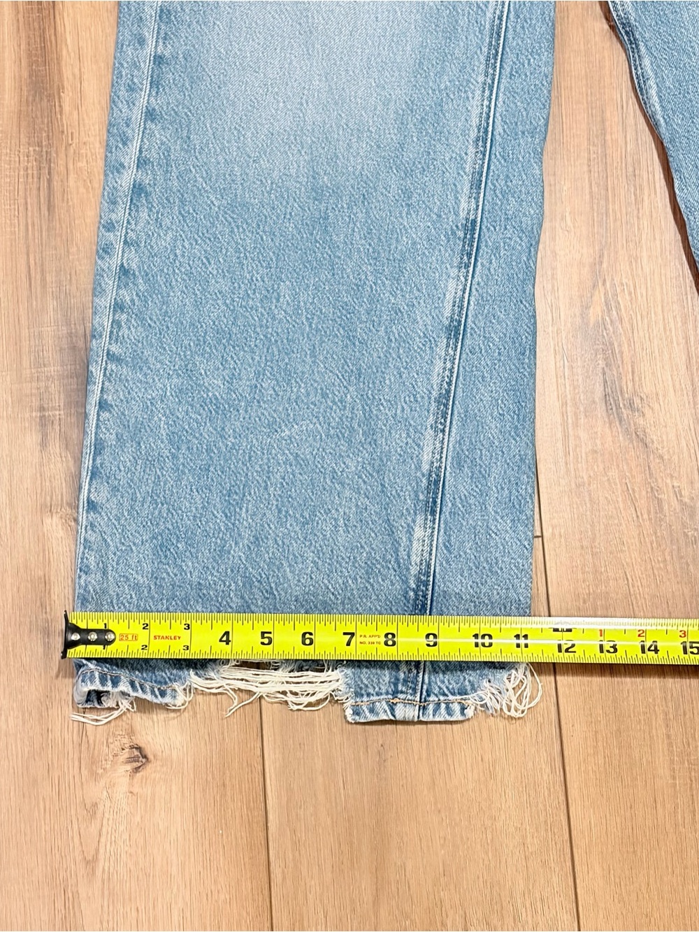 American Eagle Baggy Wide Leg Jeans Y2K Coastal Cowgirl Grungecore 8 - Picture 14 of 14